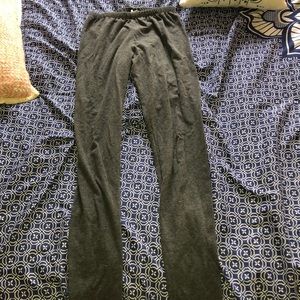 grey cotton leggings